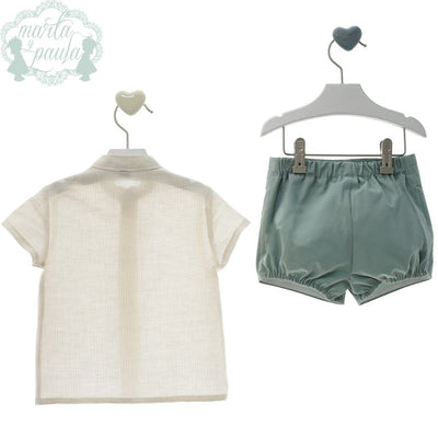 CONJUNTO BEBE MANGA CORTA FAMILIA GÉMINIS