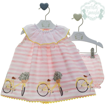 VESTIDO BEBE BICICLETAS