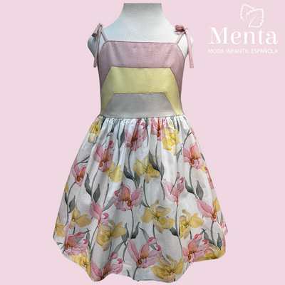 VESTIDO INFANTIL NIÑA FAMILIA NEMESIS TIRANTES