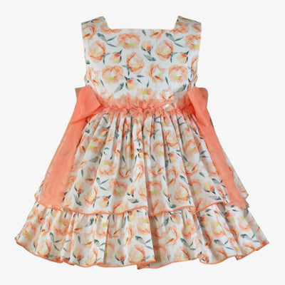 VESTIDO INFANTIL ESTAMPADO MELOCOTON