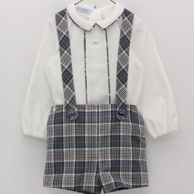 CONJUNTO CUADROS CAMISA AZUL