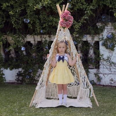 VESTIDO INFANTIL AMARILLO