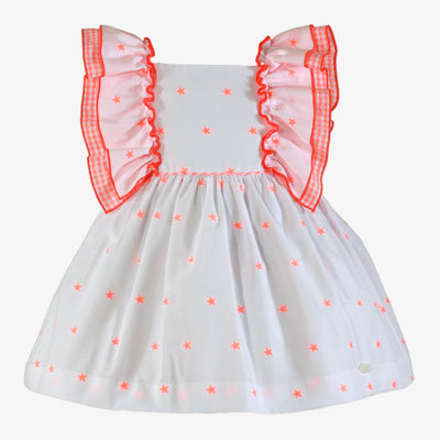 VESTIDO INFANTIL ESTRELLAS NEON