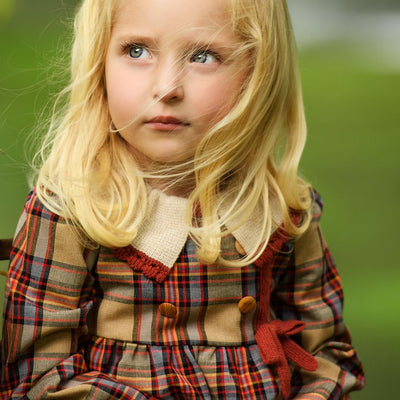 VESTIDO NIÑA CALABAZA