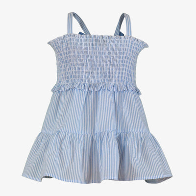 VESTIDO CELESTE LINEAS