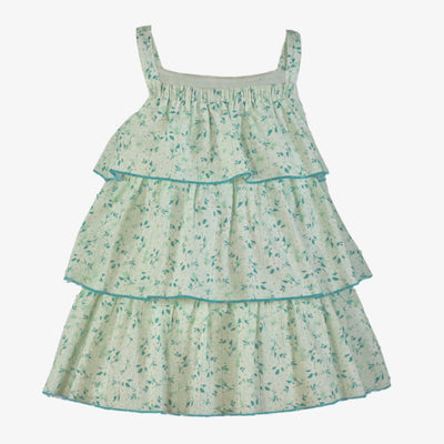 VESTIDO TIRANTES FLORES MENTA