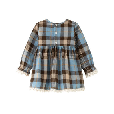 VESTIDO BEBE AZUL CAFÉ