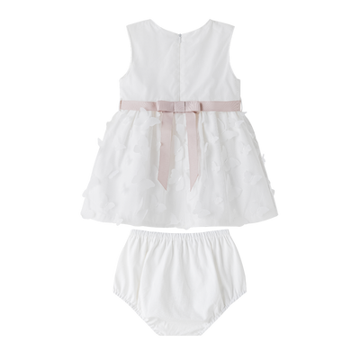 VESTIDO CON BRAGUITA TEJIDO DE TULL CON MARIPOSAS 3D