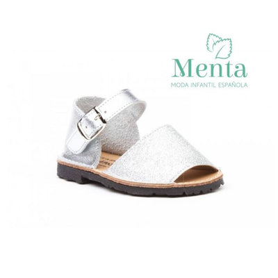 IBICENCA MINI GLITTER PLATA - Menta Moda Infantil