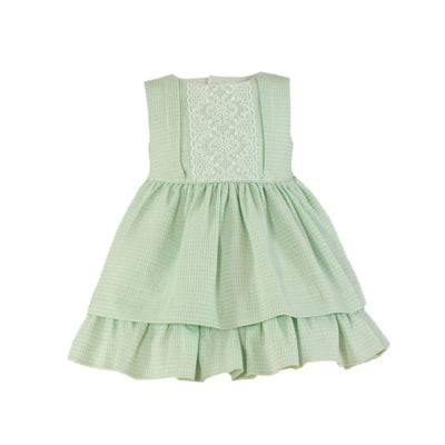 VESTIDO COLOR VERDE PASTEL