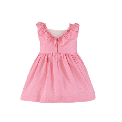 VESTIDO ROSA OSCURO LISO PLUMETI