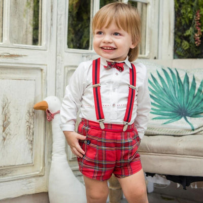 CONJUNTO BEBE NINO TIRANTES FAMILIA AMOR - Menta Moda Infantil