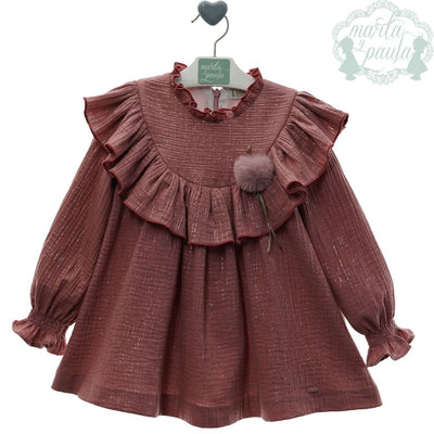VESTIDO NINA MANGA LARGA FAMILIA ALEGRIA - Menta Moda Infantil