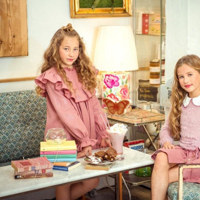 VESTIDO NINA MANGA LARGA FAMILIA ALEGRIA - Menta Moda Infantil