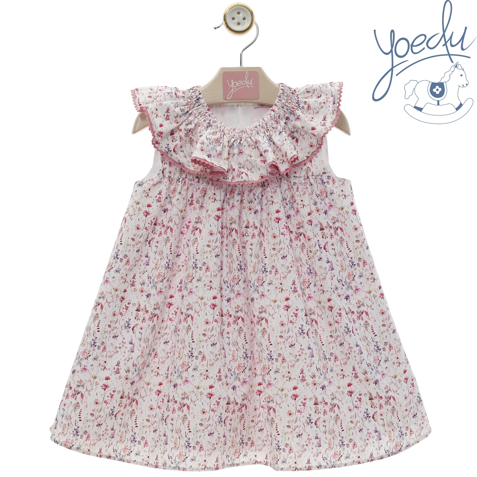 VESTIDO INFANTIL FAMILIA PECES