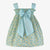 VESTIDO INFANTIL AZUL VERDOSO