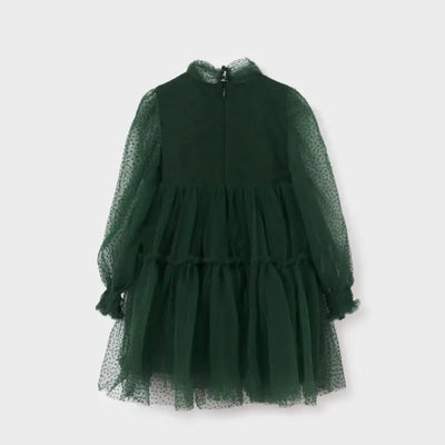 VESTIDO TUL FLOCADO NIÑA