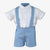 CONJUNTO BEBE NIÑO CELESTE TIRANTES