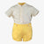 CONJUNTO PARA BEBE NIÑO AMARILLO