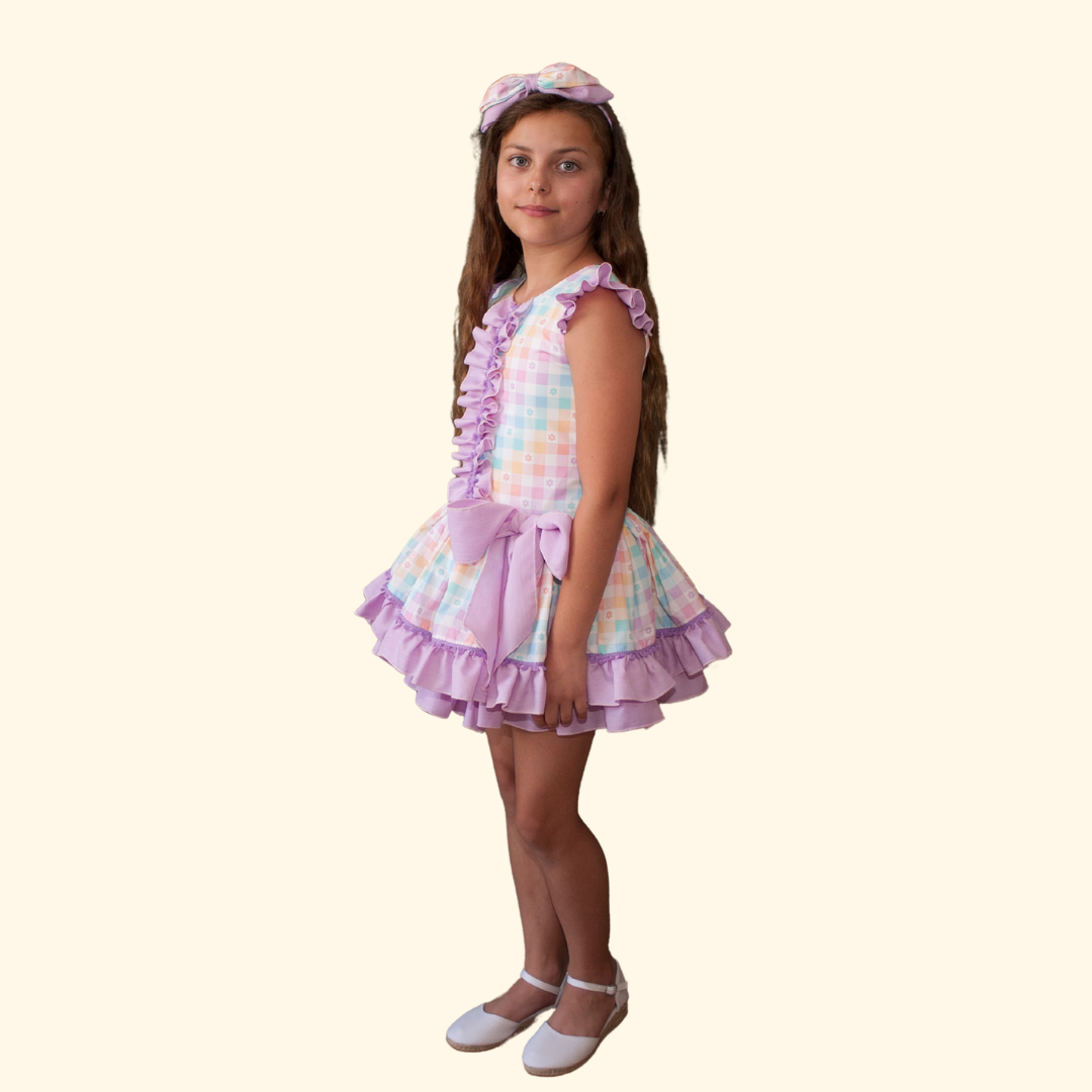 VESTIDO TALLE BAJO VICHY