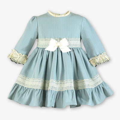 VESTIDO INFANTIL VERDE MENTA