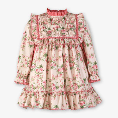 VESTIDO INFANTIL ESTAMPADO ROSAS