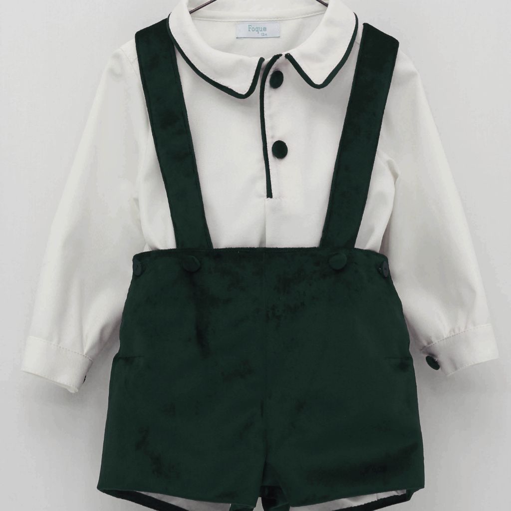 CONJUNTO TERCIOPELO VERDE