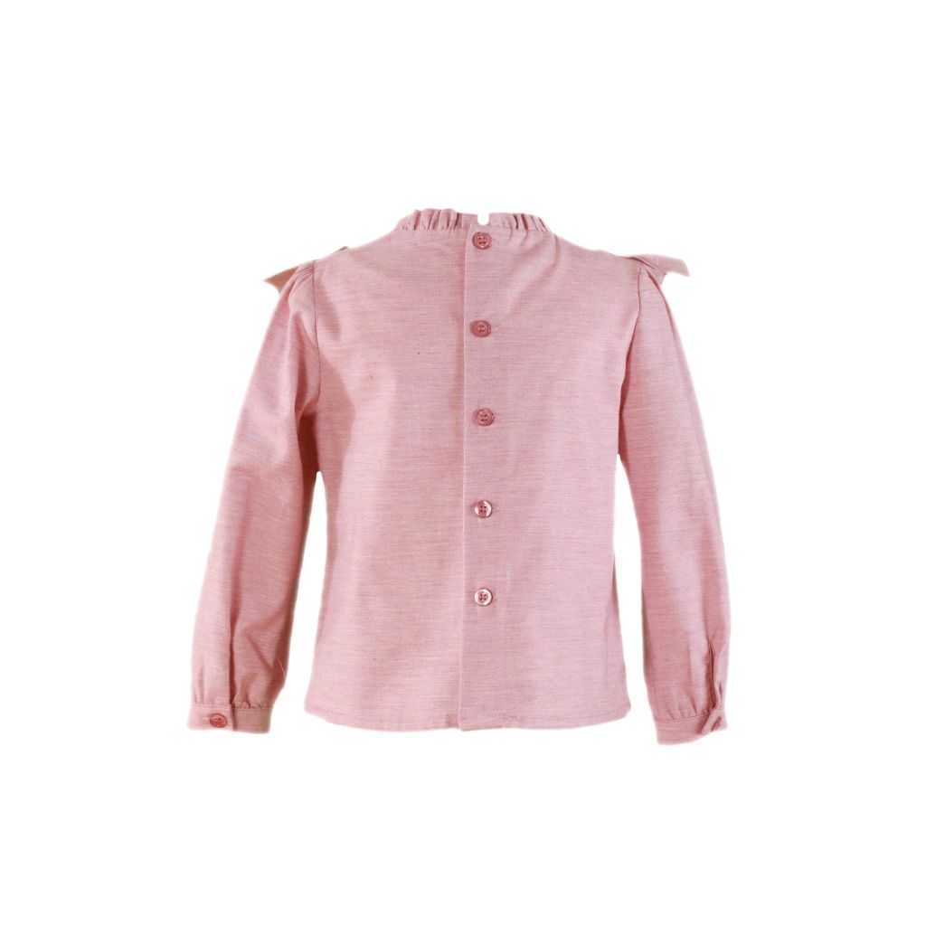 CONJUNTO NIÑA ROSA CUADROS