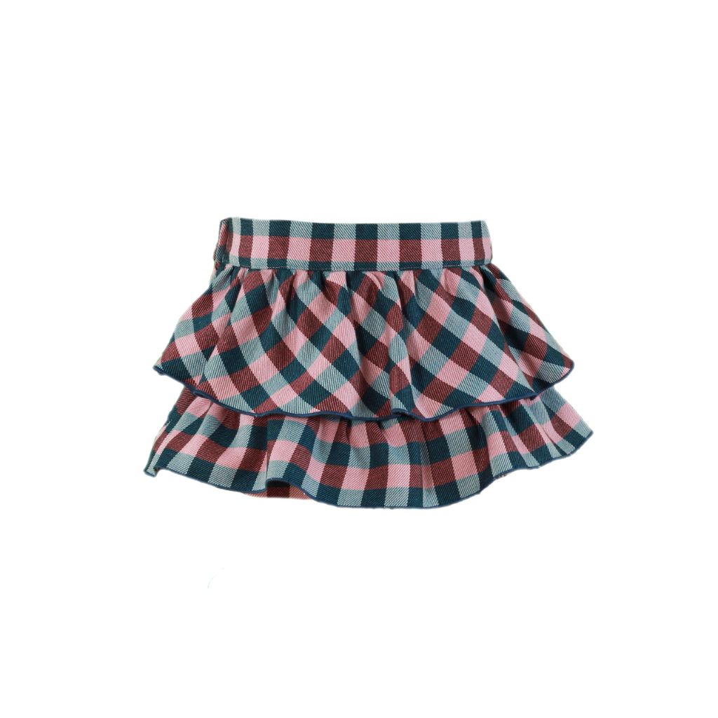 CONJUNTO NIÑA ROSA CUADROS