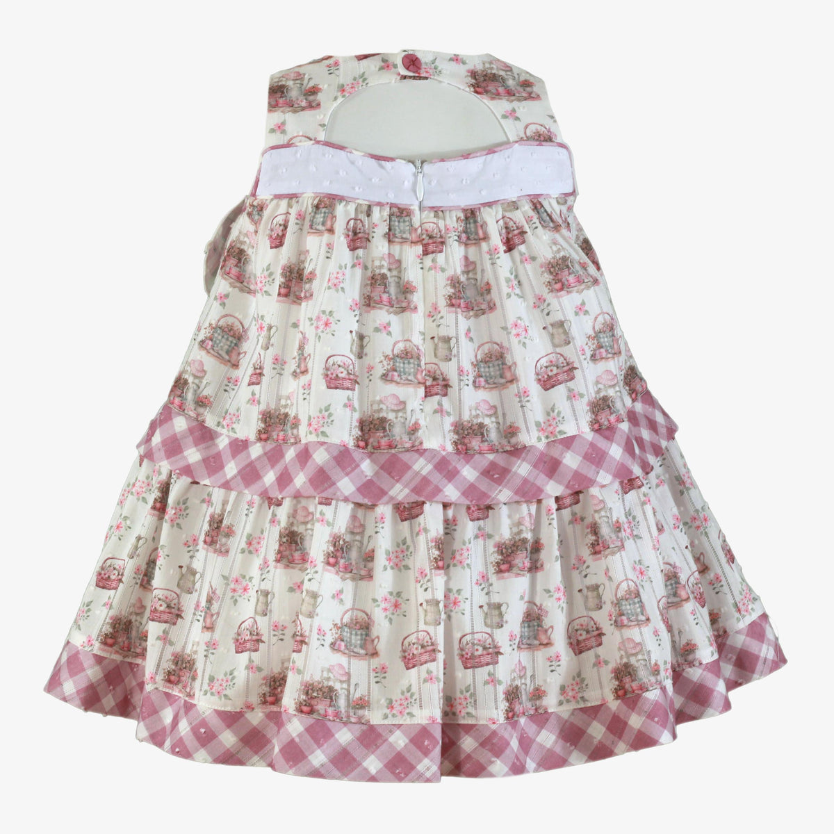 VESTIDO INFANTIL CANASTA FLORES