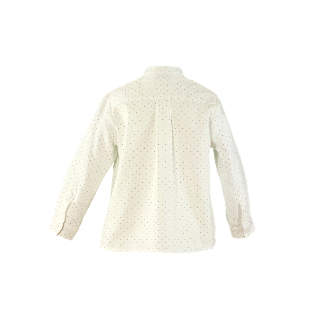 CONJUNTO NIÑO CAMISA MARFIL CAMEL