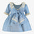 VESTIDO INFANTIL CEREMONIA CELESTE