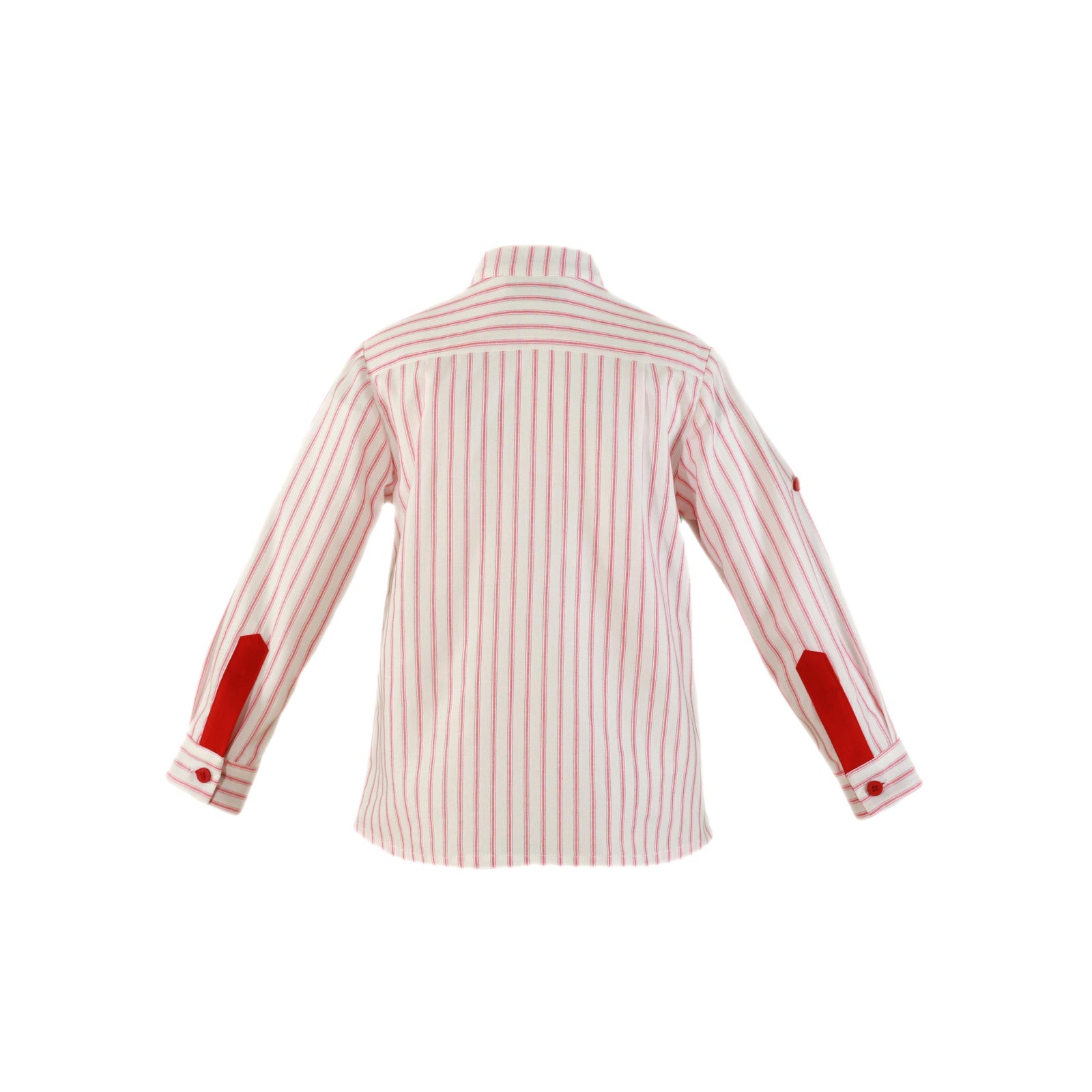 CONJUNTO PARA NIÑO CAMISA MANGA LARGA CON RAYAS Y BERMUDA