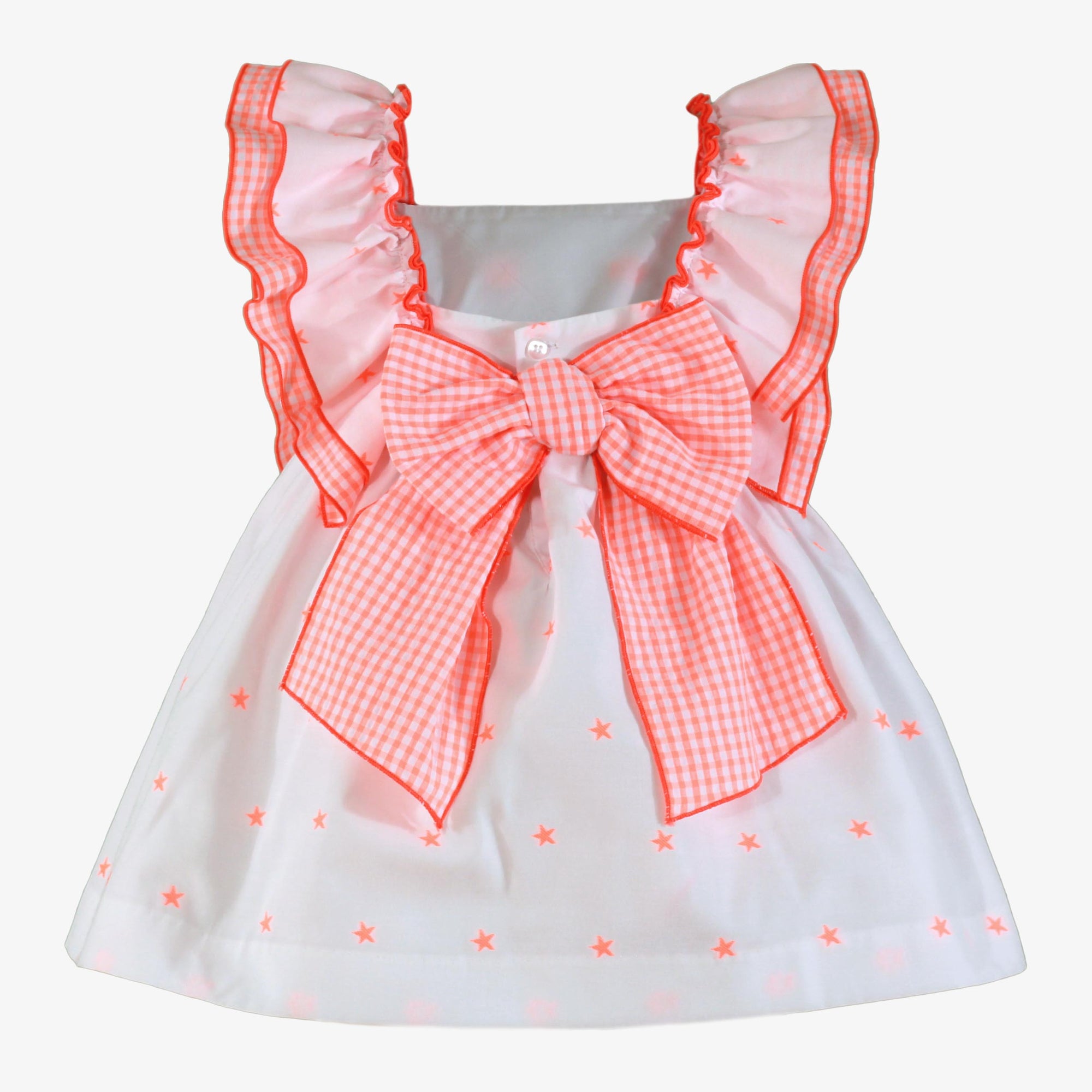 VESTIDO INFANTIL ESTRELLAS NEON