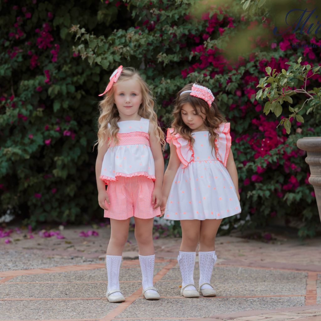 VESTIDO INFANTIL ESTRELLAS NEON