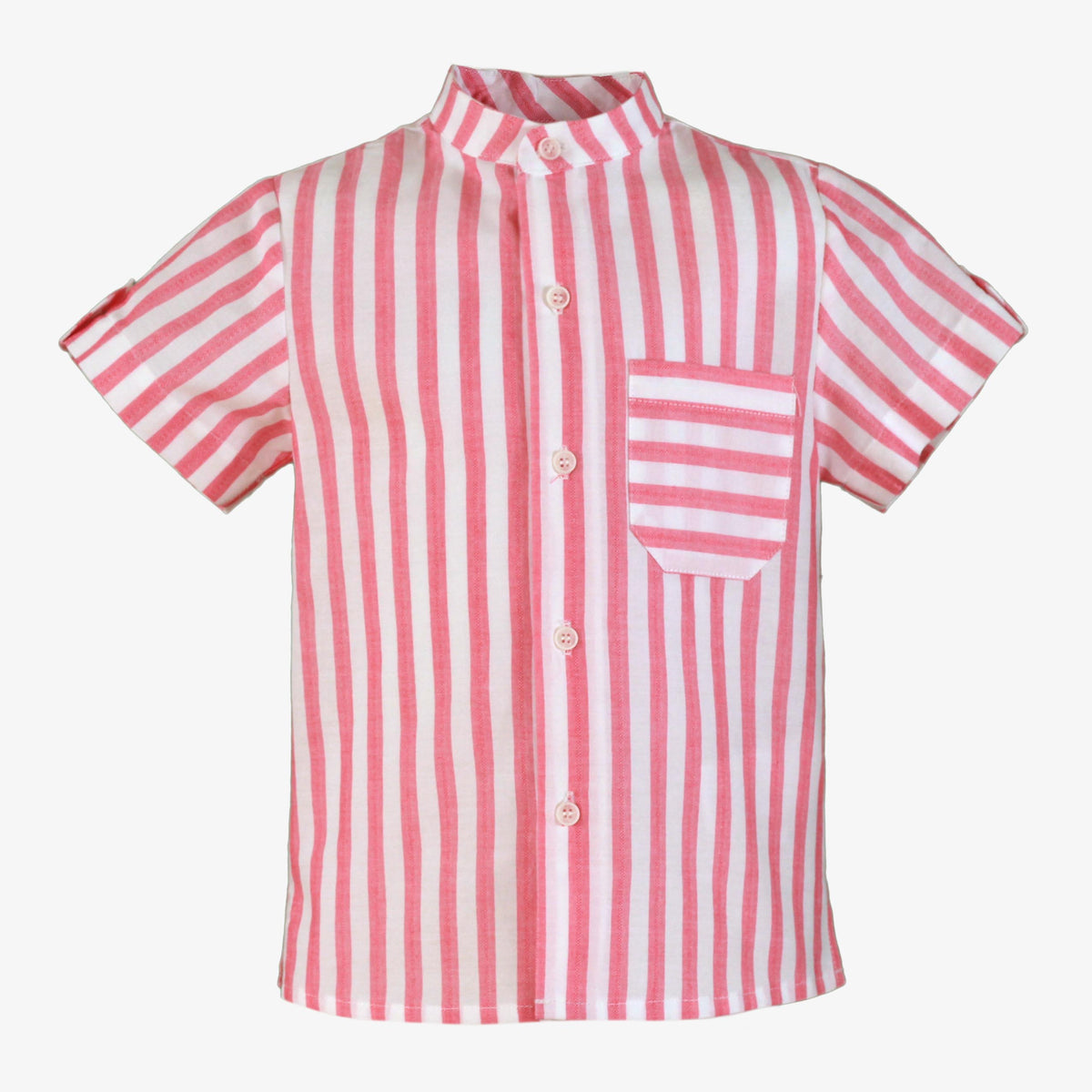 CAMISA CUELLO MAO FRAMBUESA