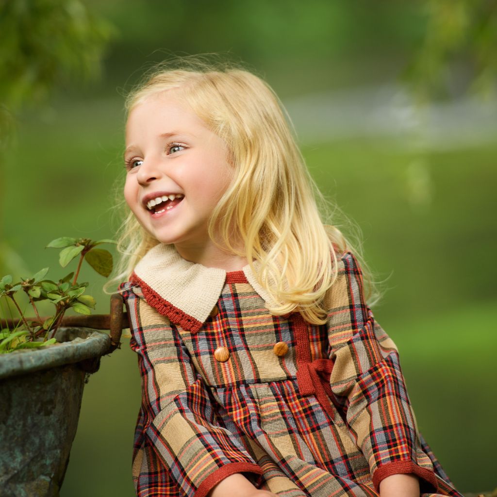 VESTIDO NIÑA CALABAZA