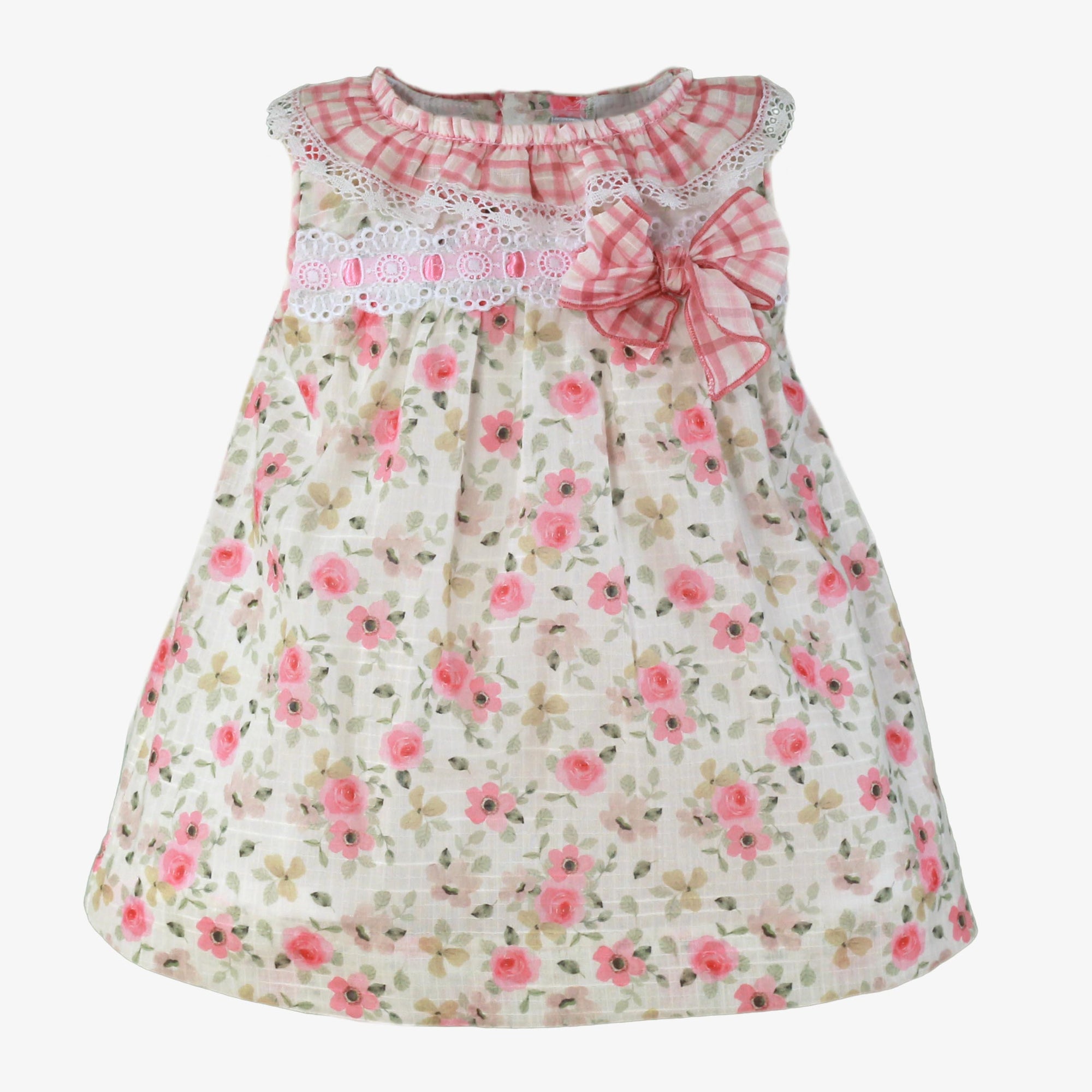 VESTIDO BEBE NIÑA FLORES