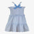 VESTIDO CELESTE LINEAS