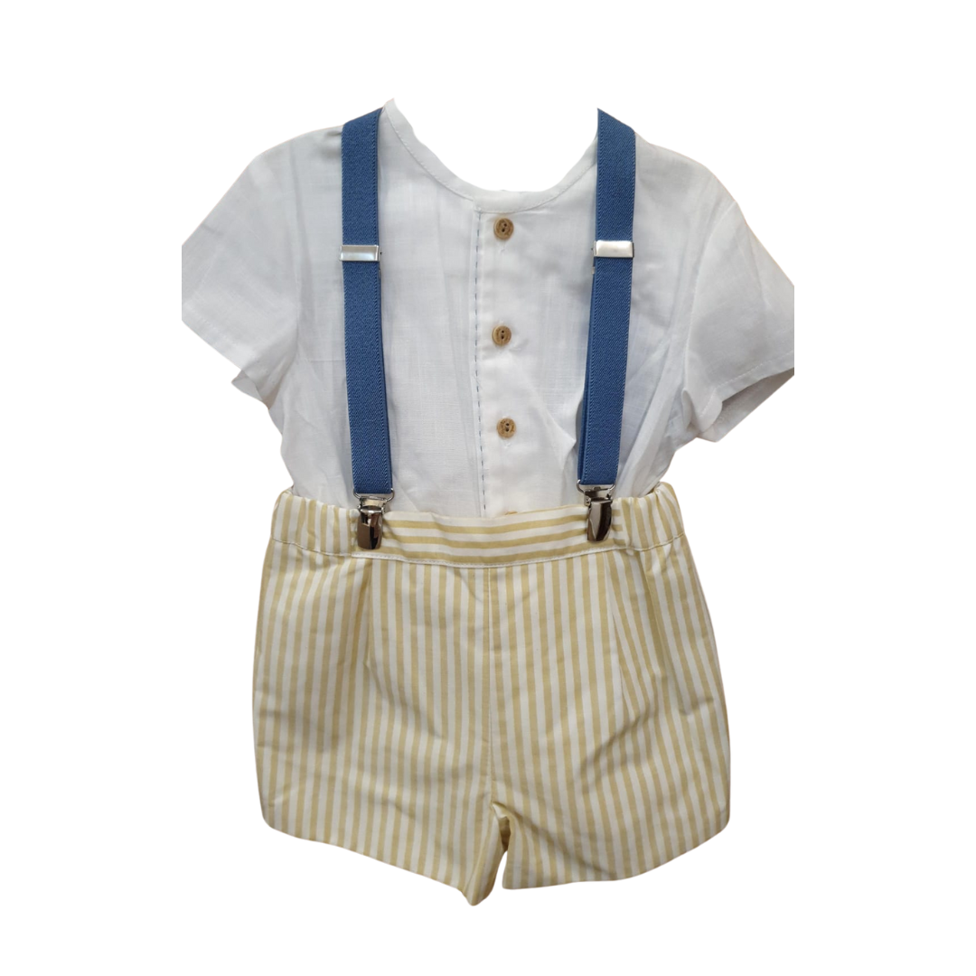 CONJUNTO BEBE NIÑO FAMILIA DAMAS CARAMELO