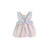 VESTIDO PARA BEBÉ CON LINEAS DE COLORES