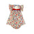 VESTIDO PARA BEBÉ CON BRAGUITA ROJO CON ESTAMPADO DE FLORES