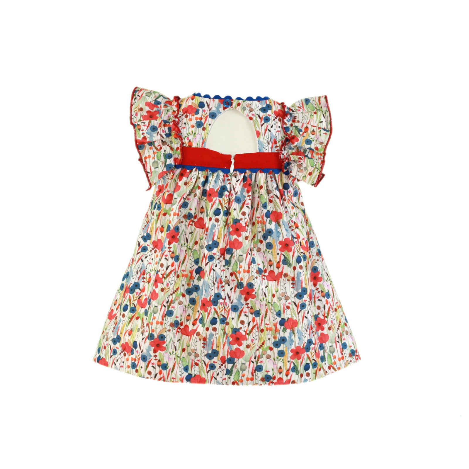 VESTIDO PARA BEBÉ CON ESTAMPADO DE FLORES