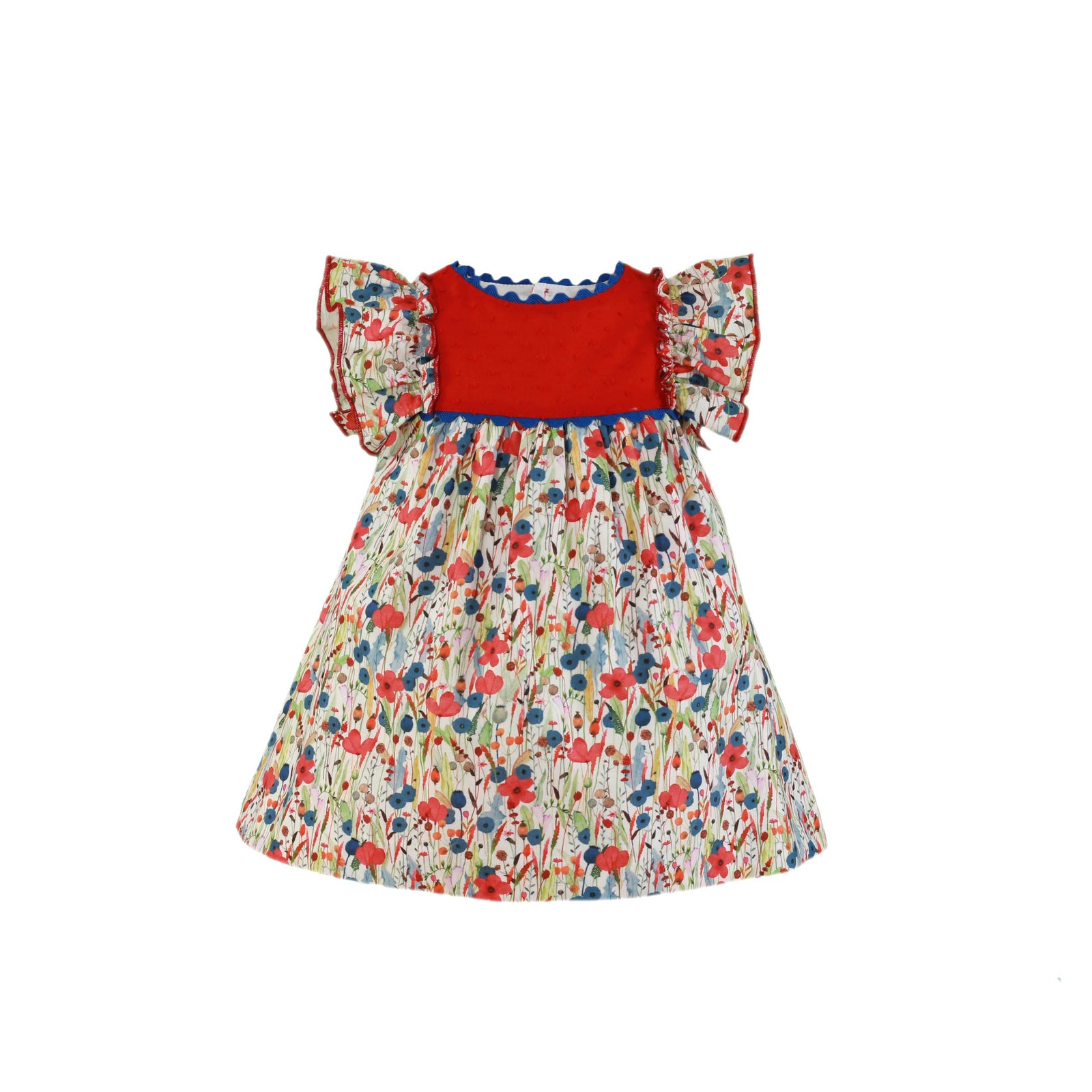 VESTIDO PARA BEBÉ CON ESTAMPADO DE FLORES