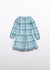 CONJUNTO FALDA TRICOT BEBE AZUL CUADROS