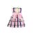 VESTIDO PARA NIÑA COLOR ROSA Y MARINO