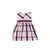 VESTIDO PARA NIÑA COLOR ROSA Y MARINO