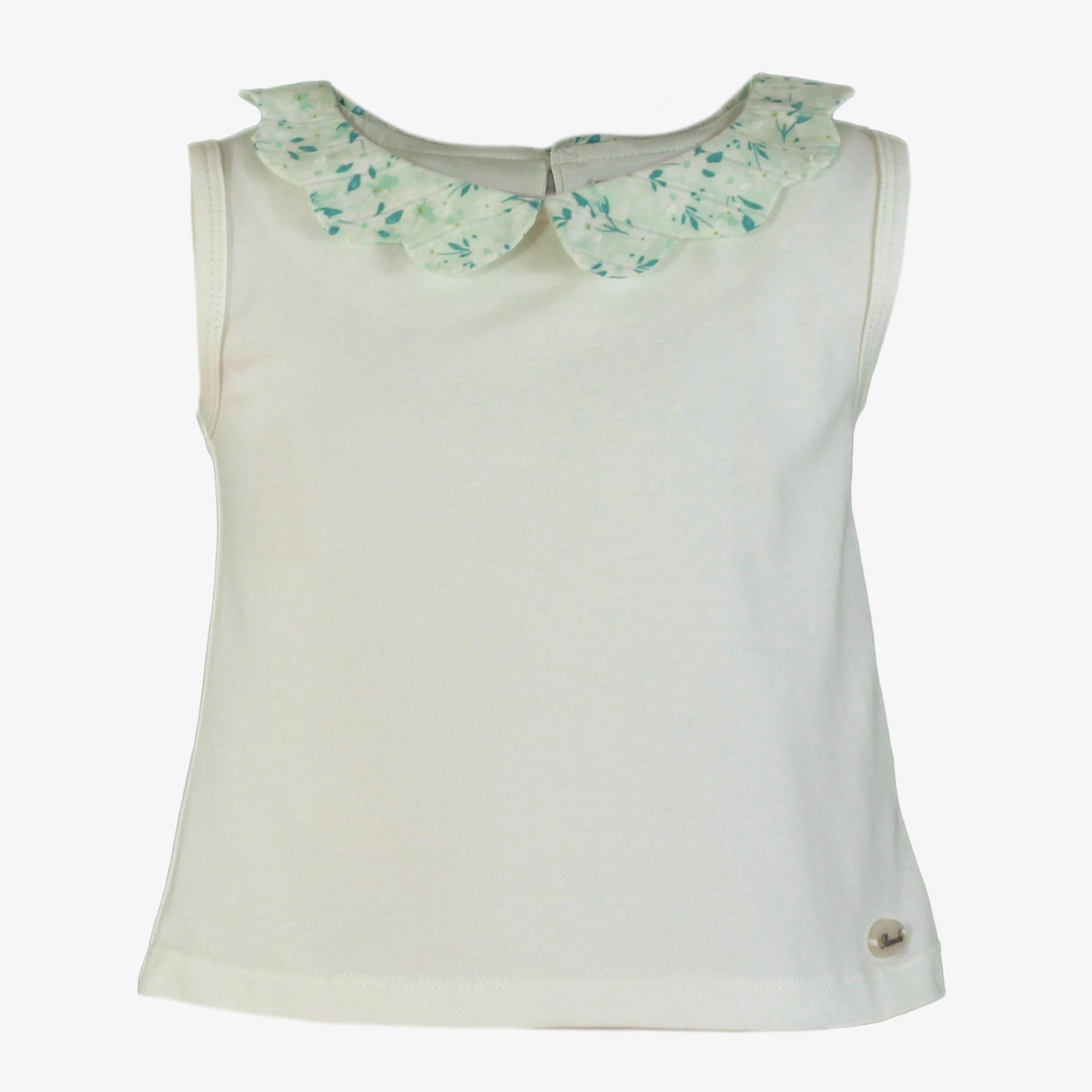 CONJUNTO INFANTIL FALDA FLORECITAS