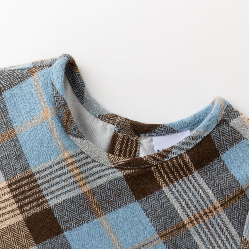 VESTIDO BEBE AZUL CAFÉ