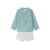 CONJUNTO DE BEBÉ CAMISA COLOR JADE CON SHORT BLANCO